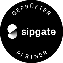 Siegel - geprüfter sipgate Partner - Keepsmile Design