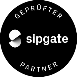 Siegel - geprüfter sipgate Partner - Keepsmile Design