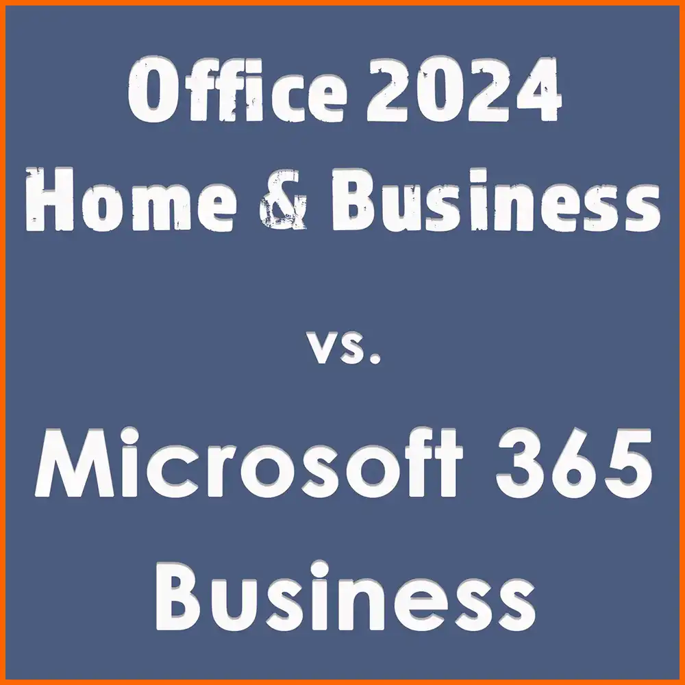 Symbolfoto Microsoft Office 2024 vs. Microsoft 365 Business Pläne