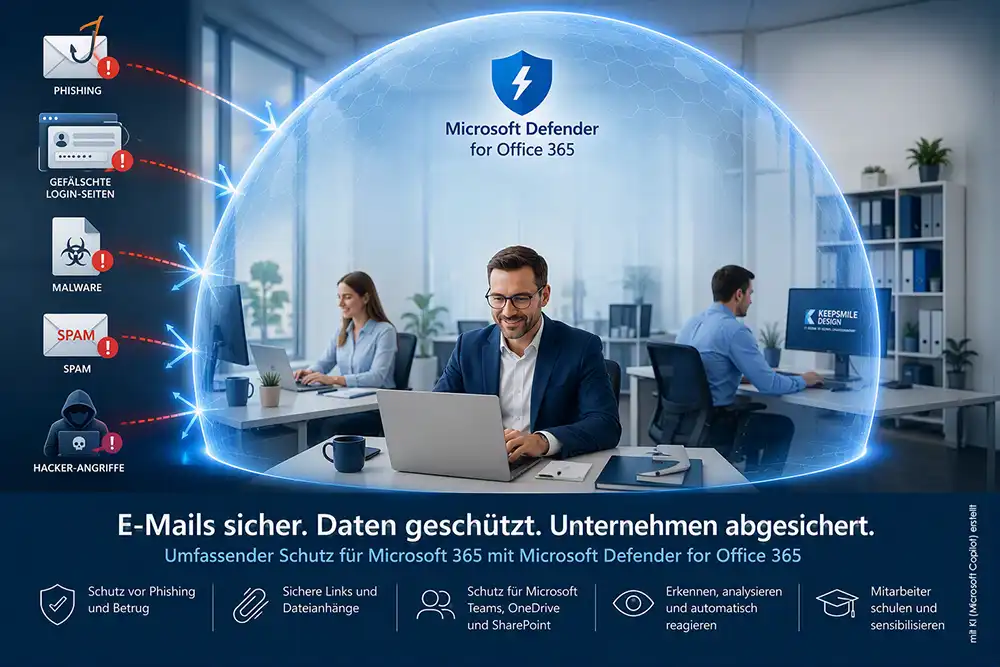 KI-generiertes Schaubild für Microsoft Defender for Office 365